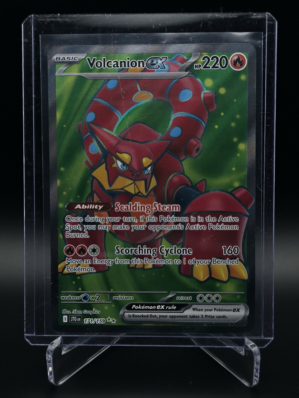 Pokémon TCG - Volcanion ex - Journey Together - Ultra Rare - 171/159